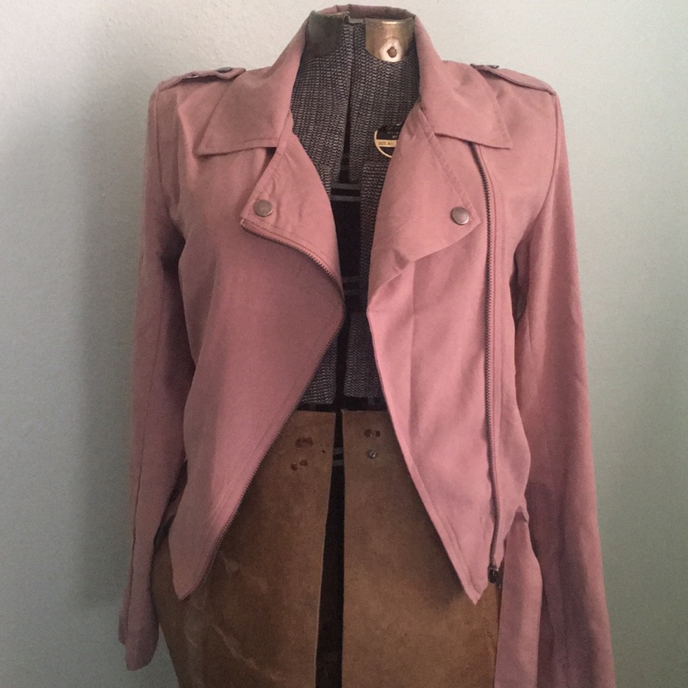 Rose colored jacket